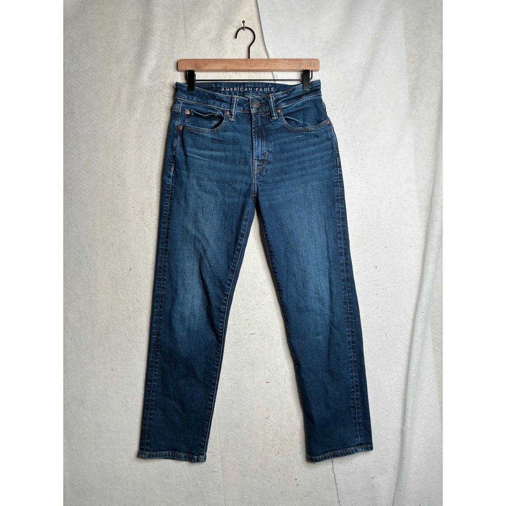 American Eagle Athletic Straight Airflex+ Jeans Mens 28x30 Medium Wash Blue